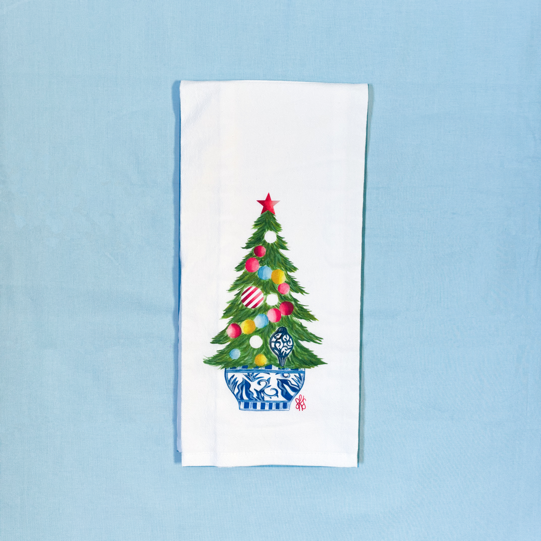 Christmas Tree Tea Towel