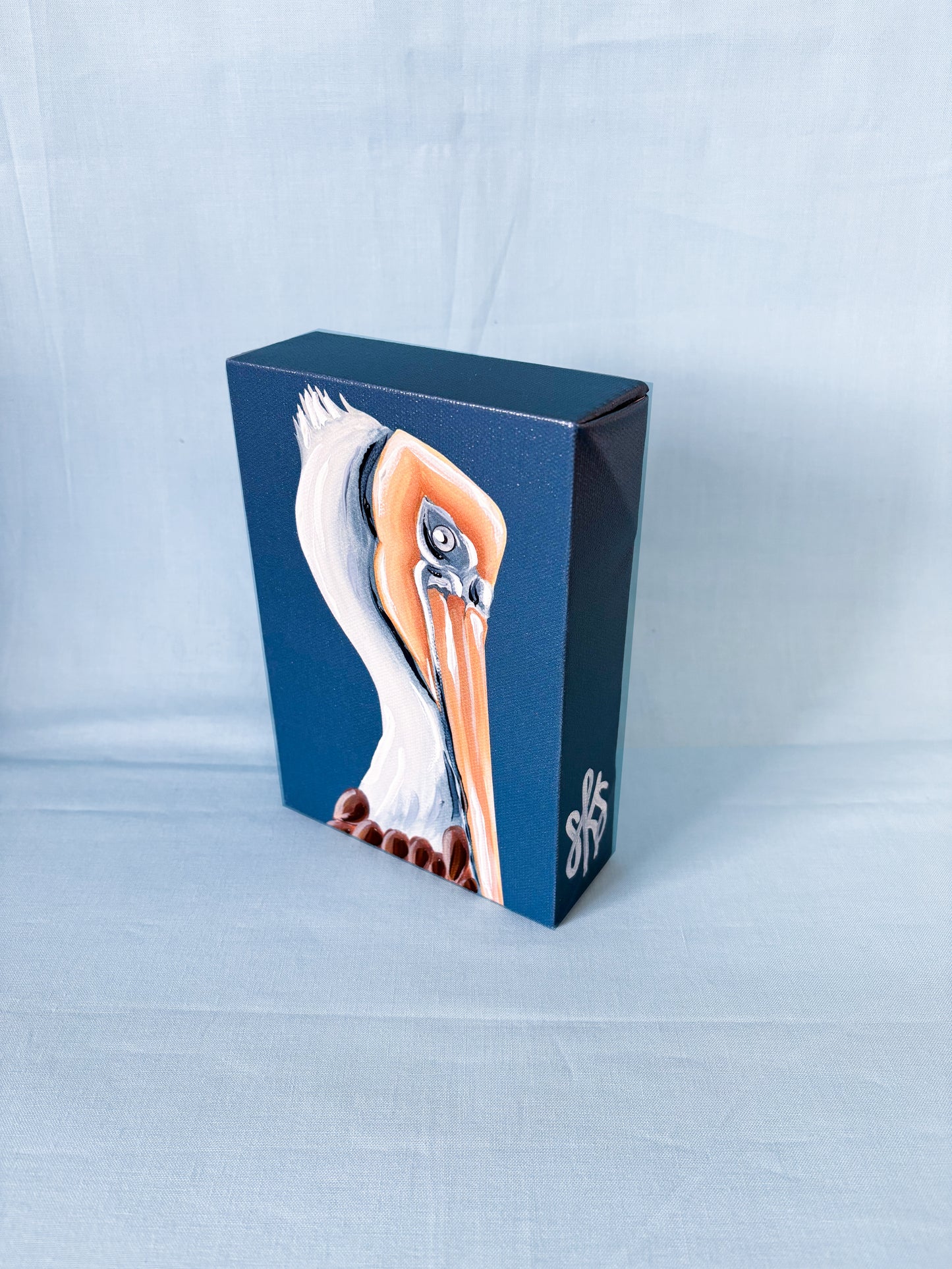 Pelican Artist Enhanced Canvas