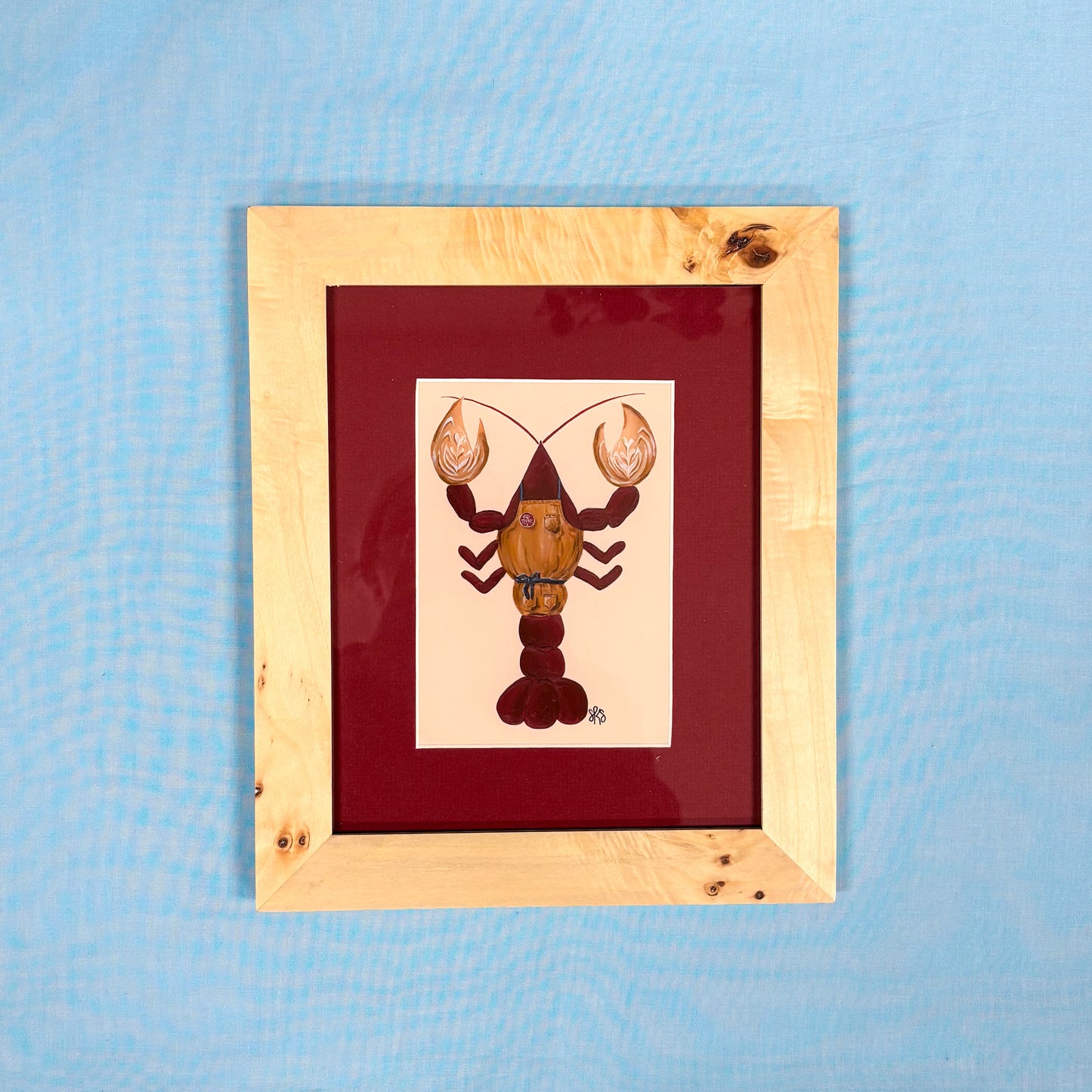 Framed Rhino Coffee Crawfish