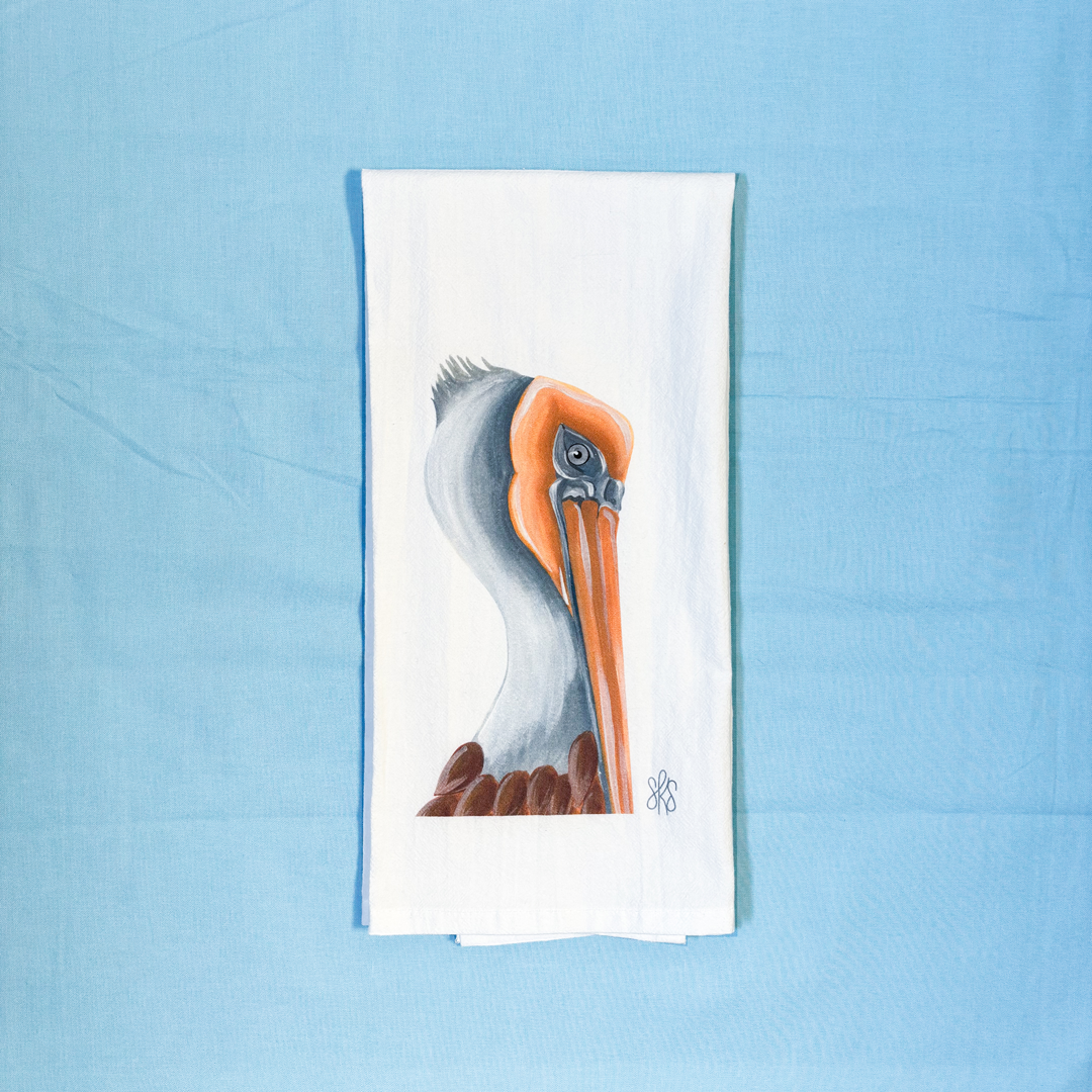 Pelican Tea Towel