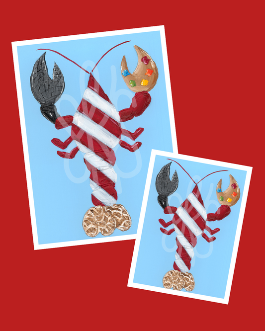 Crawfish #12 - Red River Revel Giclee Paper Print