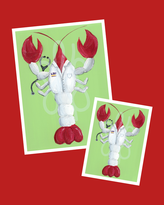 Crawfish #2 - LSU Health Shreveport Giclee Paper Print