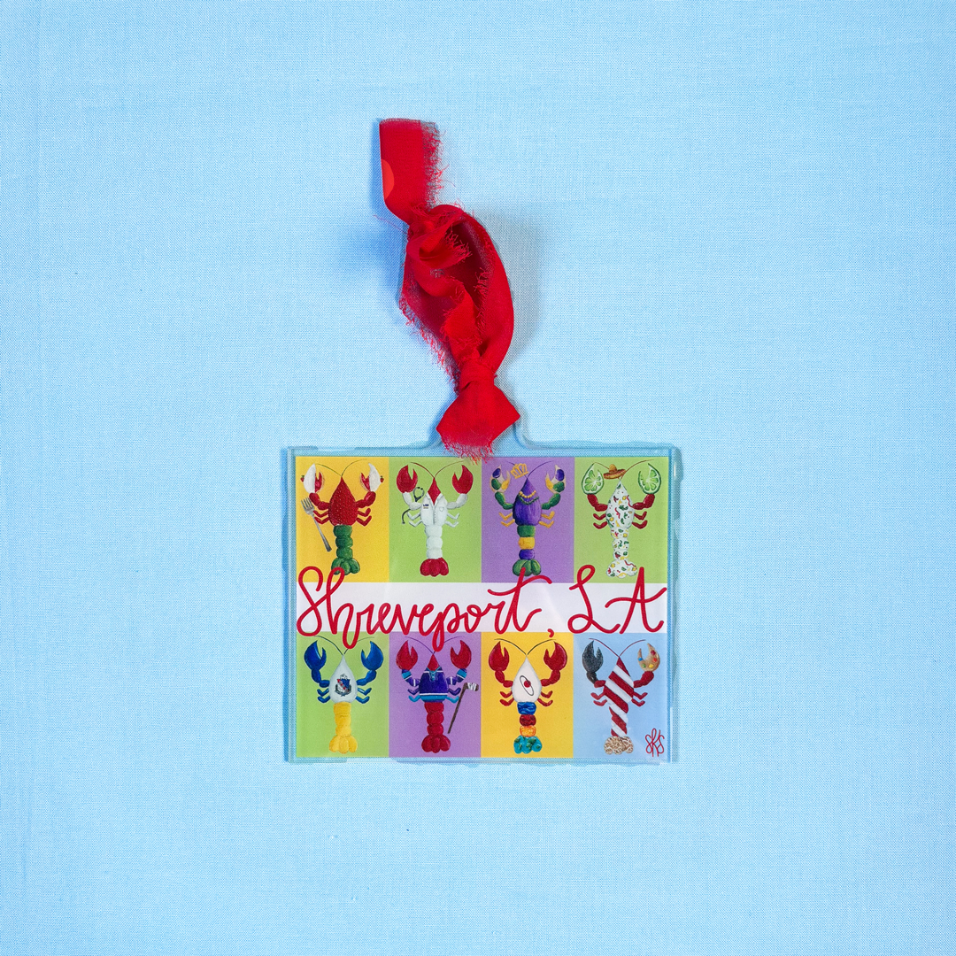 Shreveport Crawfish Ornament