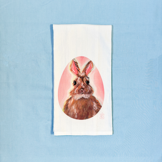 Easter Bunny Tea Towel