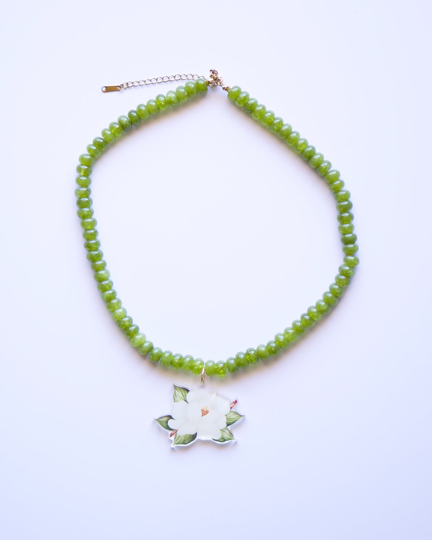 Magnolia Art Necklace
