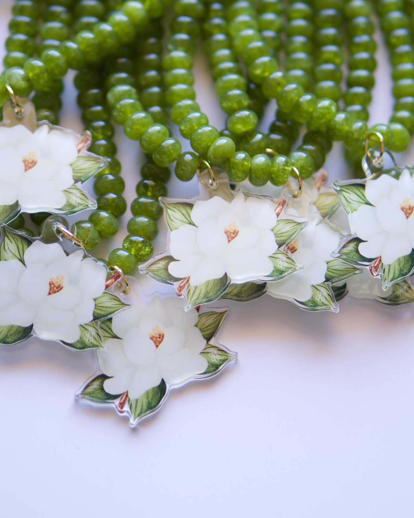 Magnolia Art Necklace
