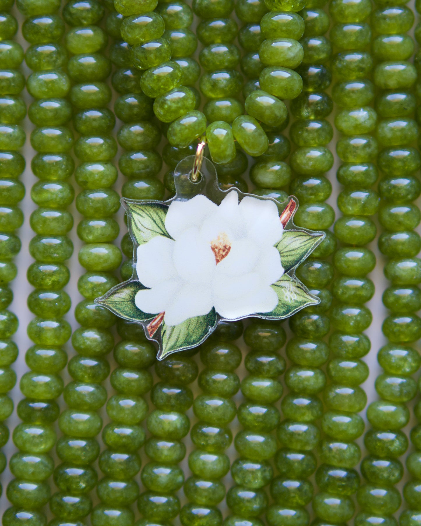 Magnolia Art Necklace