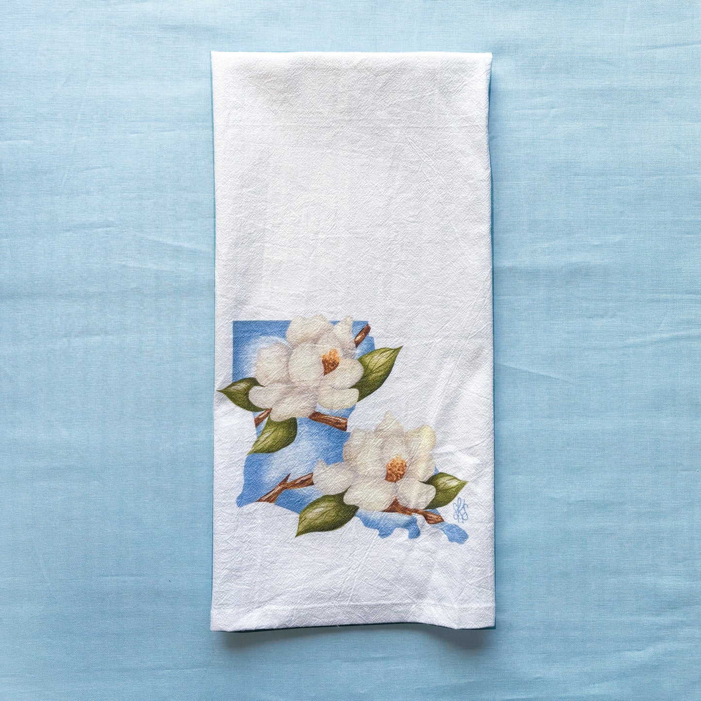 Louisiana Magnolia Tea Towel