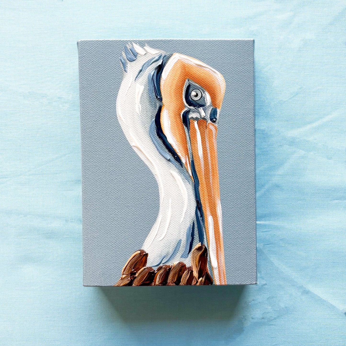Pelican Artist Enhanced Canvas