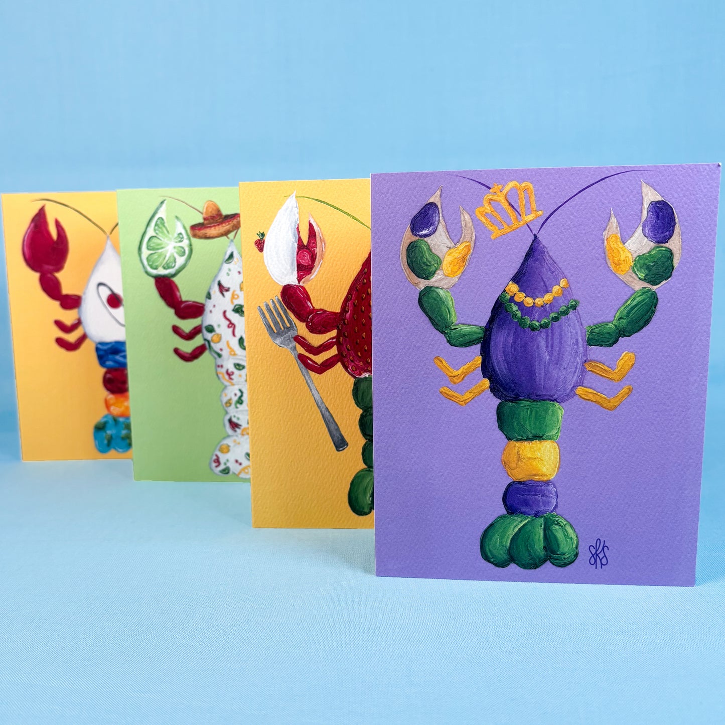 Shreveport Crawfish Assorted Stationary Set