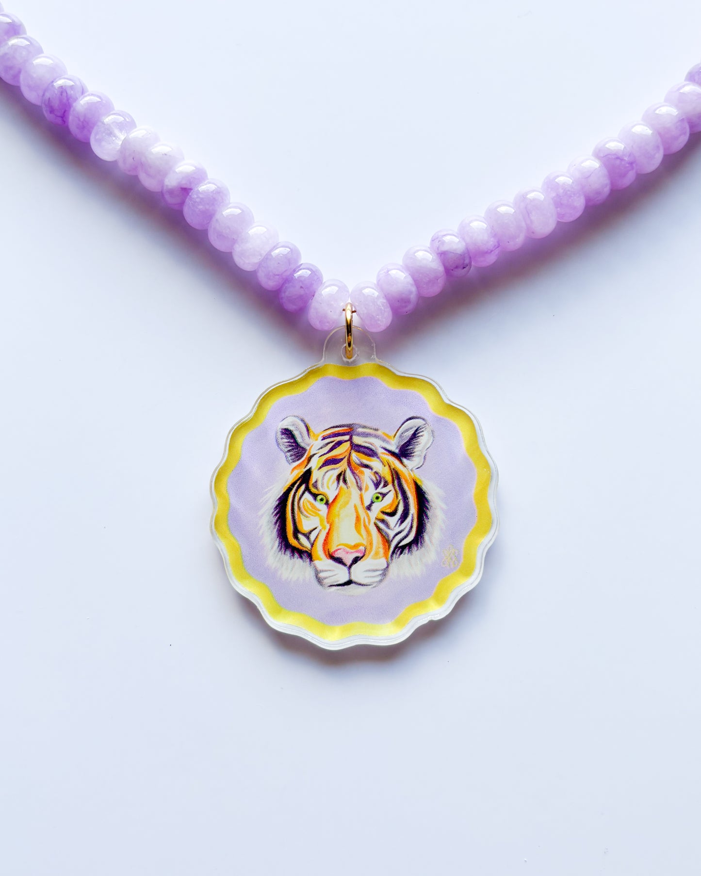 Tiger Art Necklace