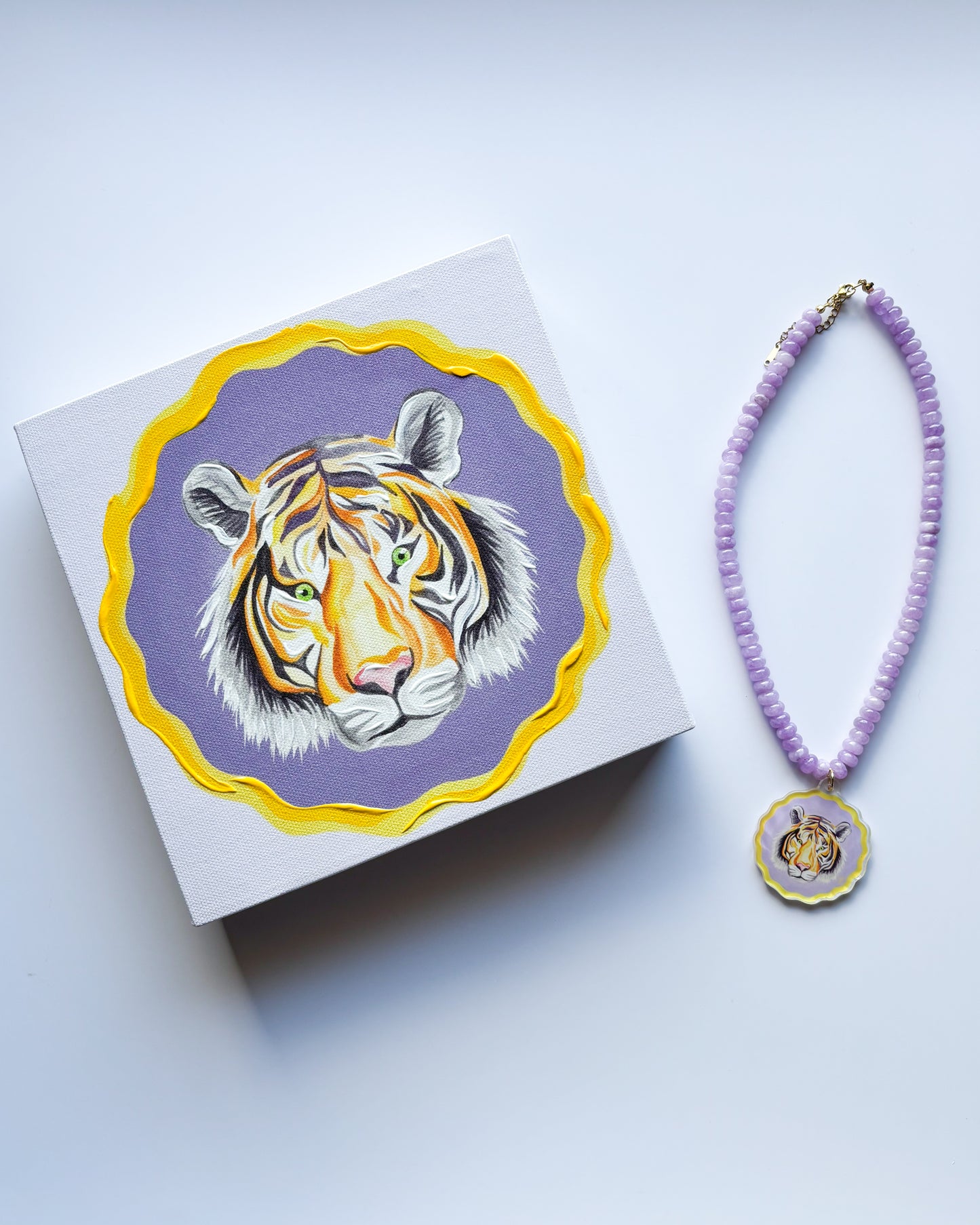 Tiger Art Necklace