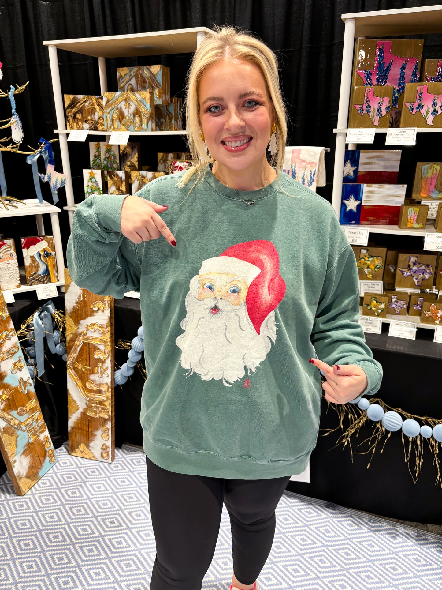 Christmas Santa Crewneck Sweatshirt