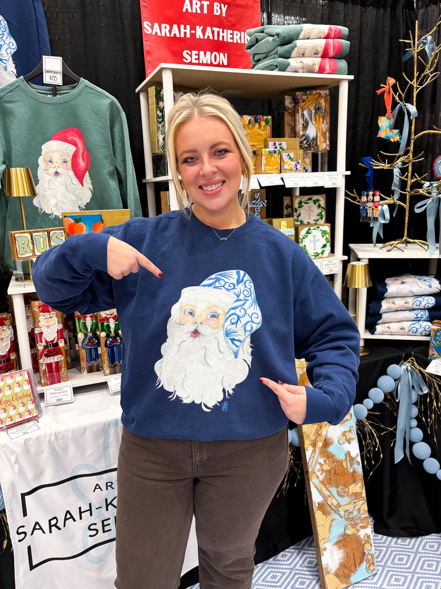 Christmas Santa Crewneck Sweatshirt