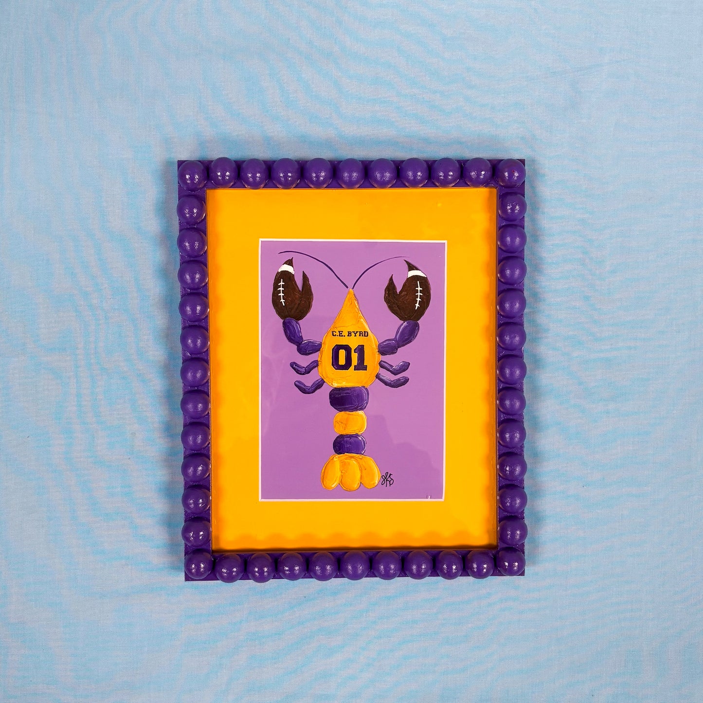 Framed C.E. Byrd Crawfish