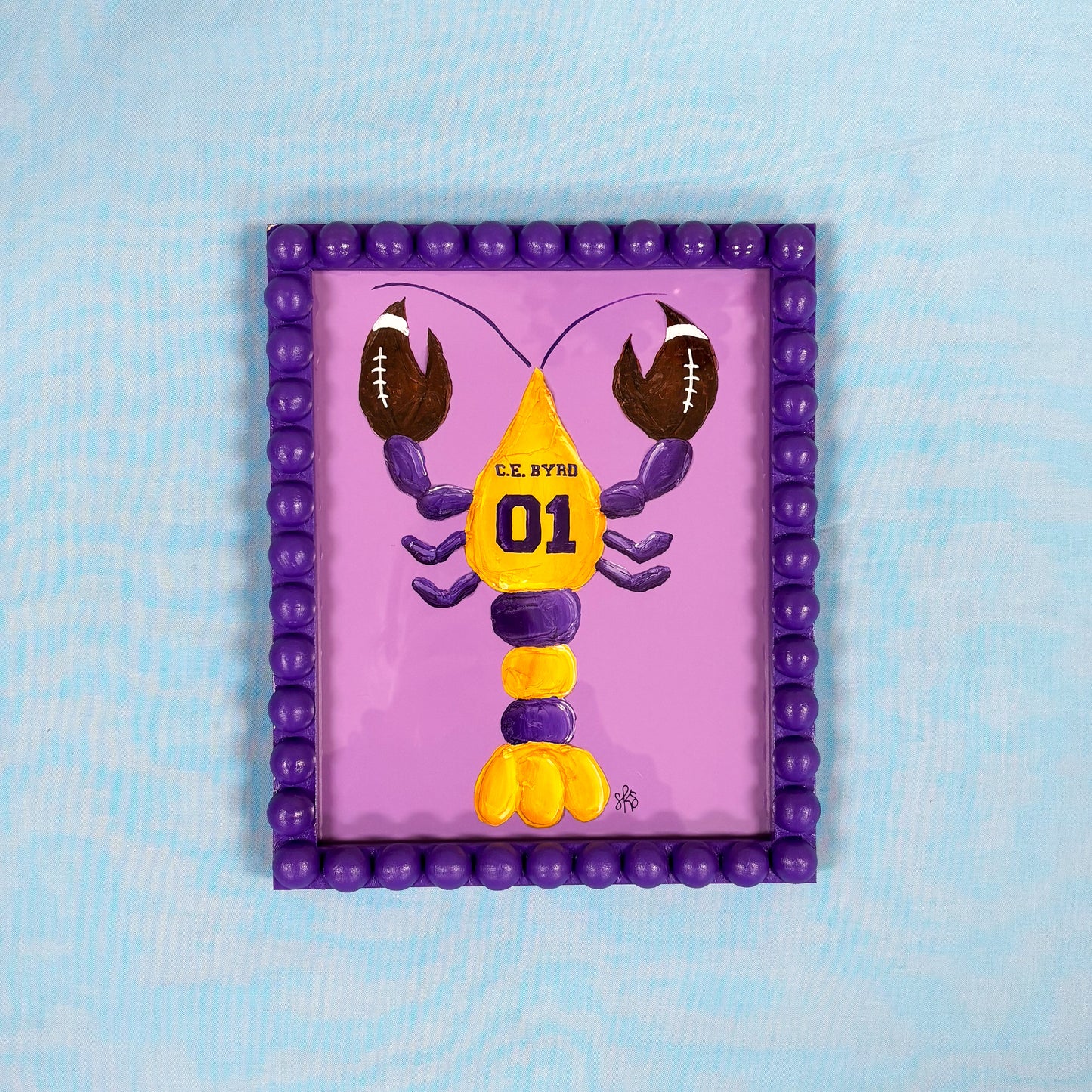 Framed C.E. Byrd Crawfish
