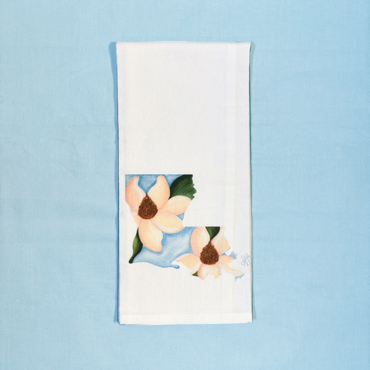 Louisiana Magnolia Tea Towel