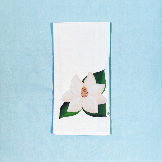 Magnolia Tea Towel