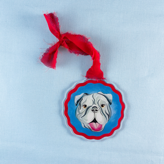 Bulldog Ornament