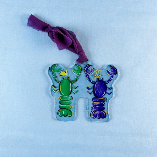 Mardi Gras Crawfish Ornament